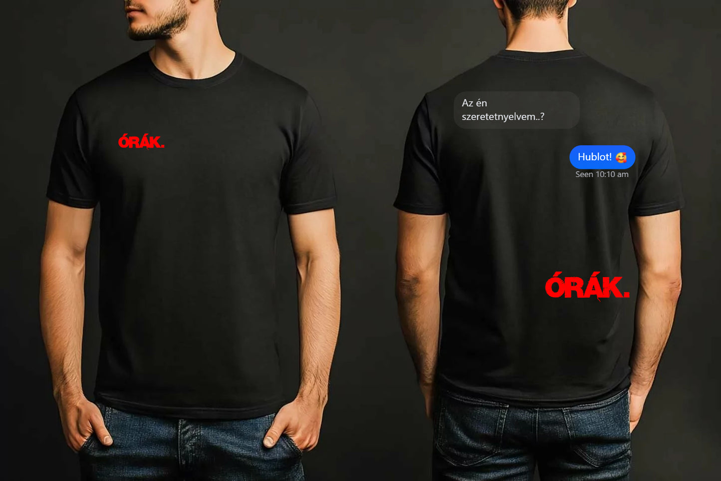 Beszéljünk Órákról - A szeretet nyelvem- unisex póló