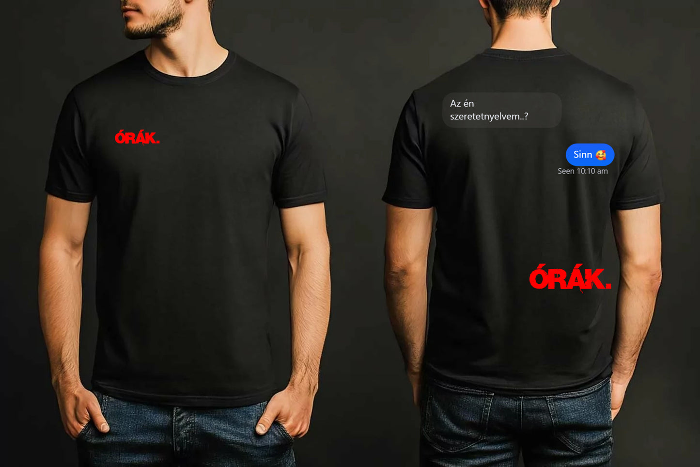 Beszéljünk Órákról - A szeretet nyelvem- unisex póló