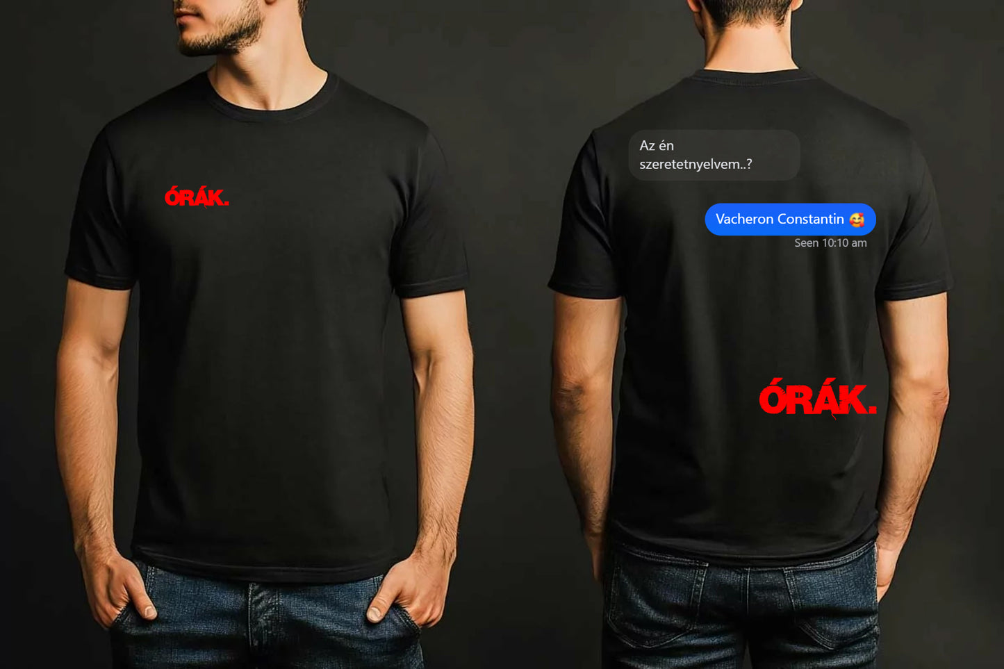 Beszéljünk Órákról - A szeretet nyelvem- unisex póló