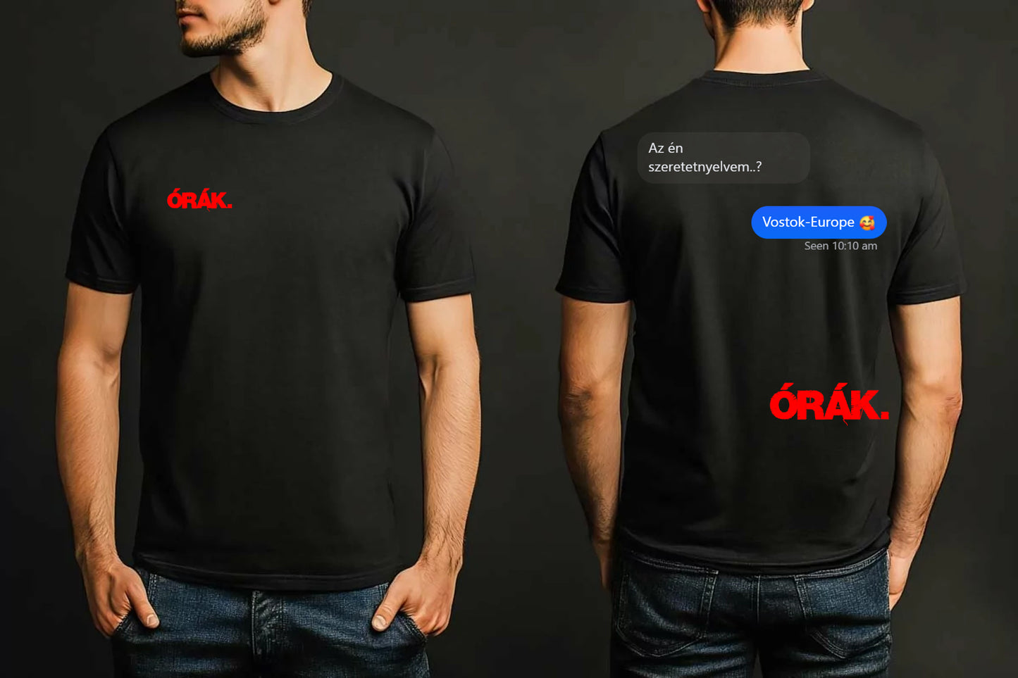 Beszéljünk Órákról - A szeretet nyelvem- unisex póló