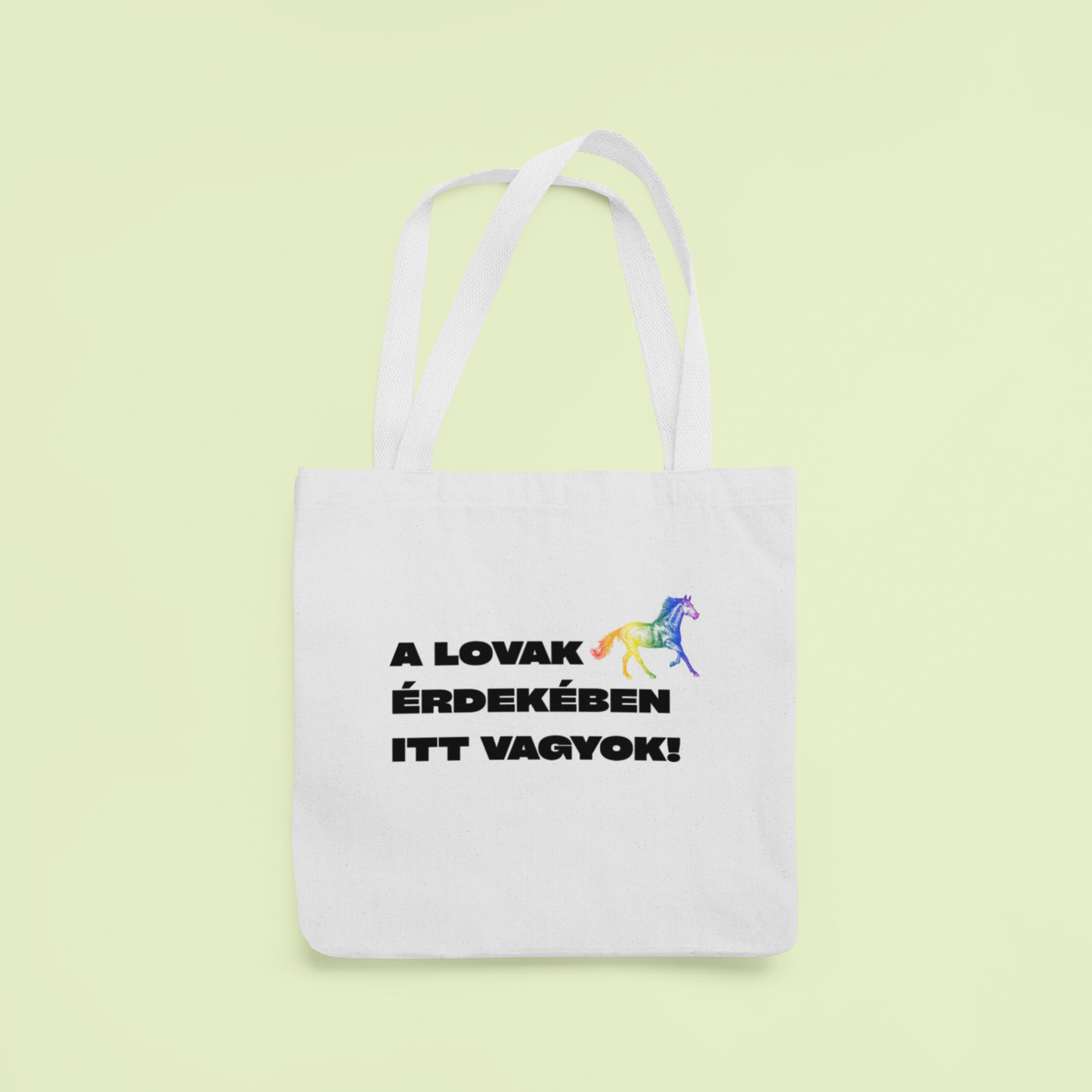 ZShowTime vászontáska - A lovak érdekében itt vagyok!