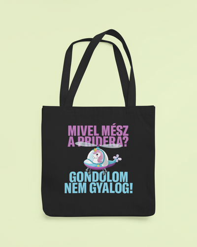 ZShowTime vászontáska - Mivel mész a Pridera?