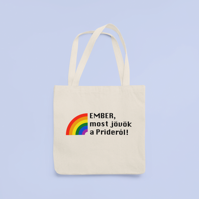ZShowTime vászontáska - Ember, most jövök a Prideról!