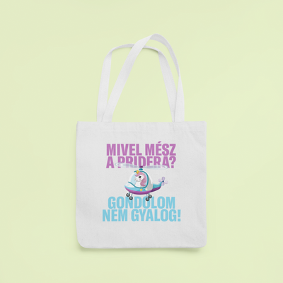 ZShowTime vászontáska - Mivel mész a Pridera?