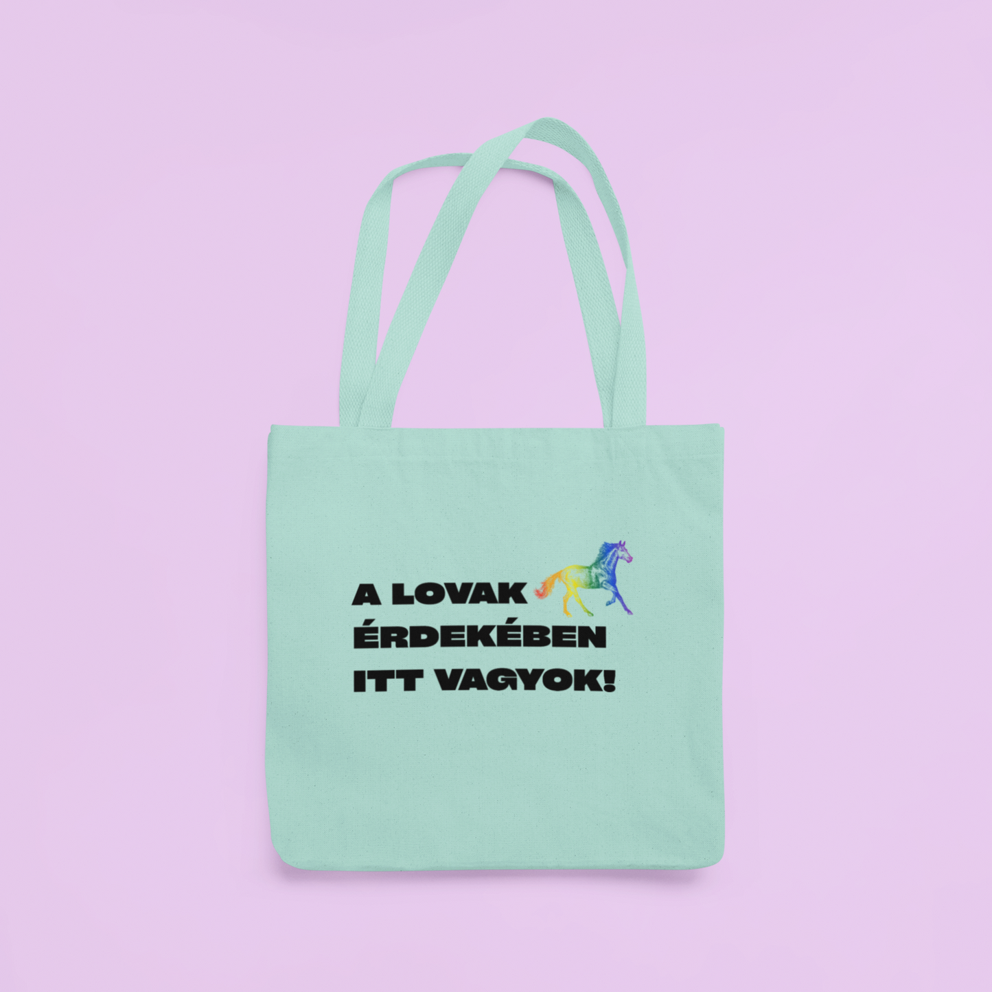 ZShowTime vászontáska - A lovak érdekében itt vagyok!