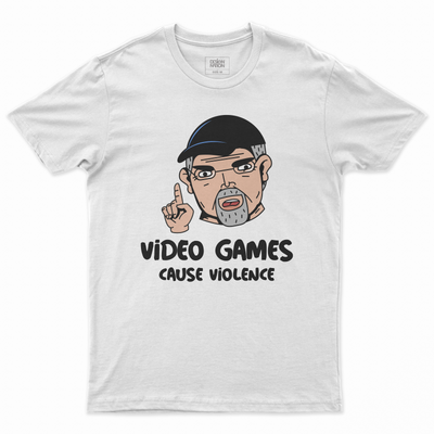 Video Games Casue Violence Póló